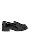 Orinoco Δερμάτινα Γυναικεία Loafers σε Μαύρο Χρώμα