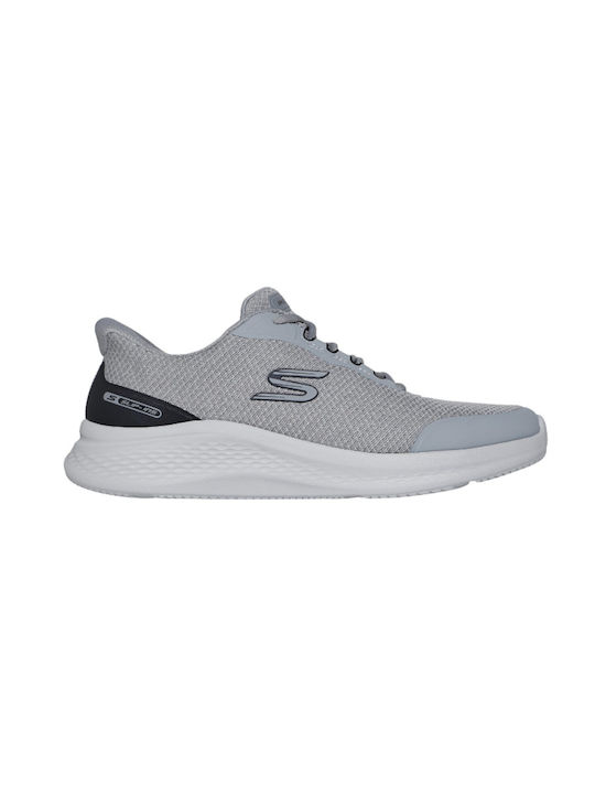 Skechers Mesh Lace Up Мъжки Тренировка / Фитнес Gray