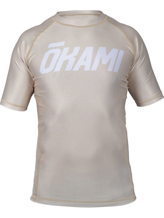 Okami Ανδρική Κοντομάνικη Μπλούζα ORS137 για Jiu-Jitsu / MMA / Kickboxing Μπεζ Okami Ανδρική Κοντομάνικη Μπλούζα ORS137 για Jiu-Jitsu / MMA / Kickboxing Μπεζ