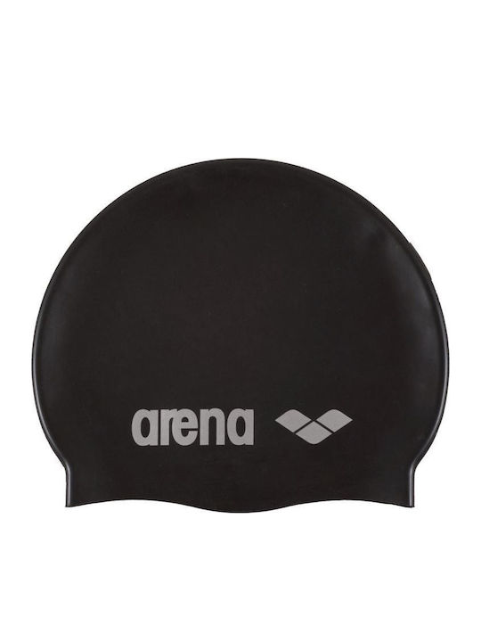 Arena Cap Classic Silicone Black Silver