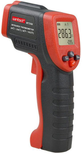 Wintact WT550 Infrarot- und Laserthermometer für Temperaturen von -50°C bis 550°C mit Entfernungsverhältnis 12:1