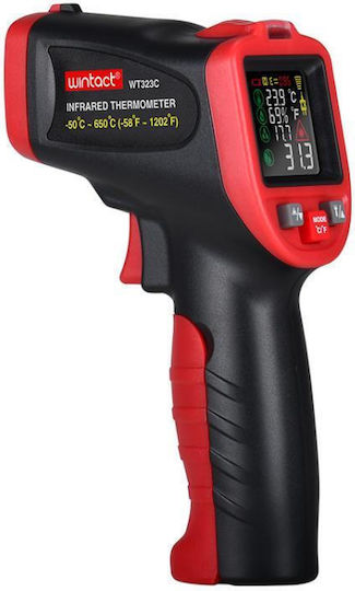 Wintact WT323C Θερμόμετρο Υπερύθρων για Θερμοκρασίες από -50°C έως 650°C με Αναλογία Απόστασης 12:1
