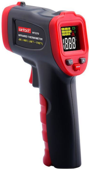 Wintact WT327D Θερμόμετρο Υπερύθρων για Θερμοκρασίες από 0°C έως 950°C με Αναλογία Απόστασης 12:1