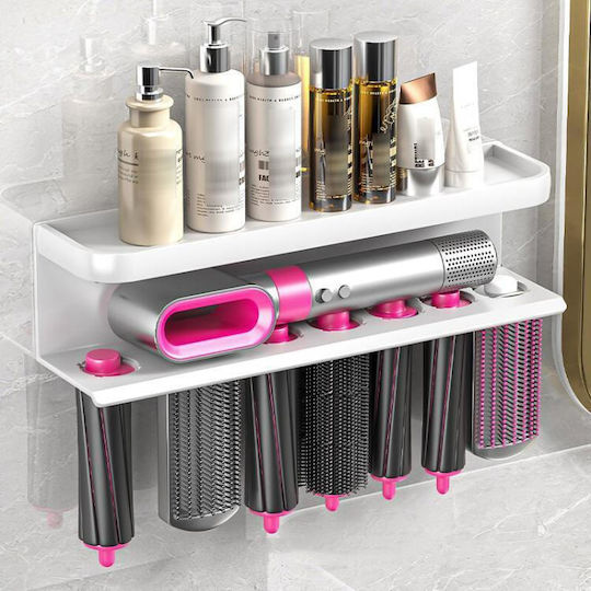 Storage Wall Mounted Bathroom Shelf Plastic 38x10x9cm Orange