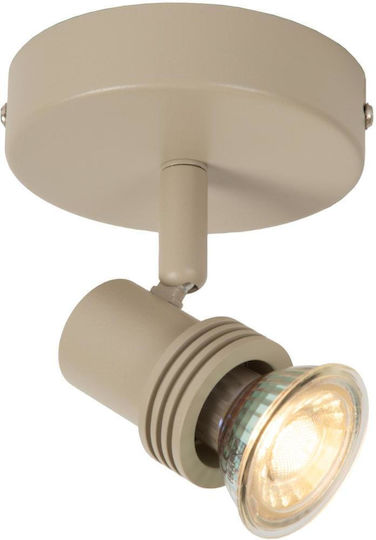 Lucide Lightning Kianti Σποτ με 10 Φώτα και με Ντουί GU10 σε Καφέ Χρώμα