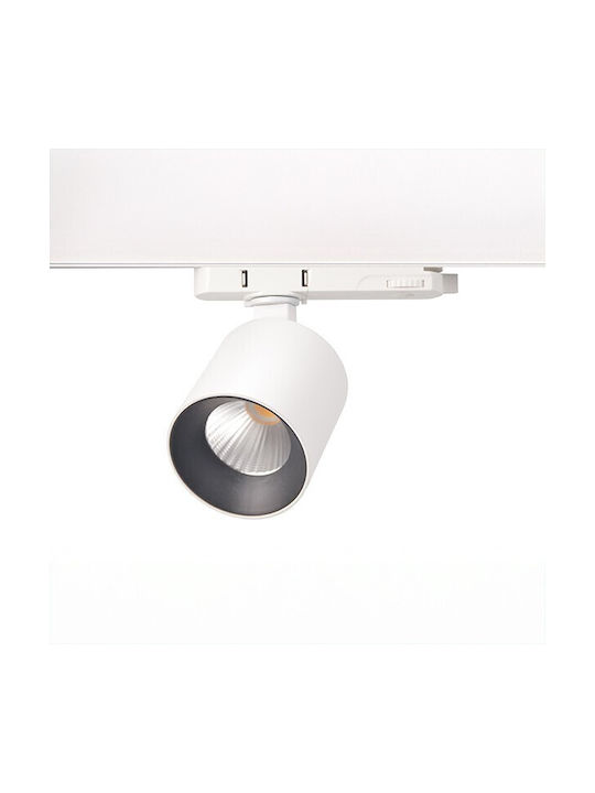 Dimming LED Φυσικό Λευκό Σποτ σε Μαύρο Χρώμα