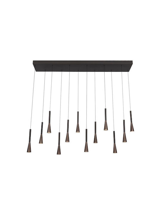 Lucide Lightning Joakim Pendant Light Brown