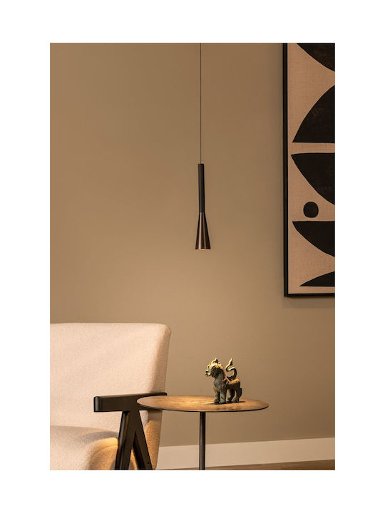Lucide Lightning Joakim Pendant Light Brown 7.7...