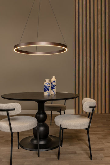 Lucide Lightning Liane Κρεμαστό Φωτιστικό Πορτοκαλί LED με Ρυθμιζόμενο Λευκό Φως 80x80εκ.