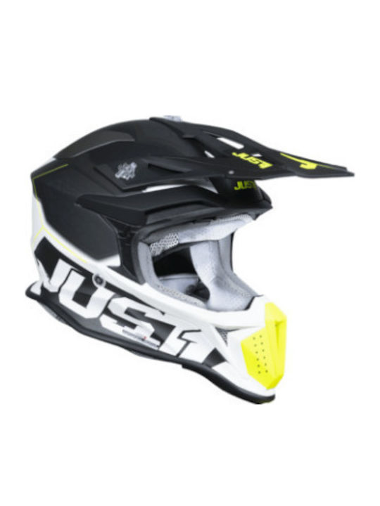 Just1 Racing J-18 F Hexa Motocross ECE 22.06 Fluo Yellow/Black/White