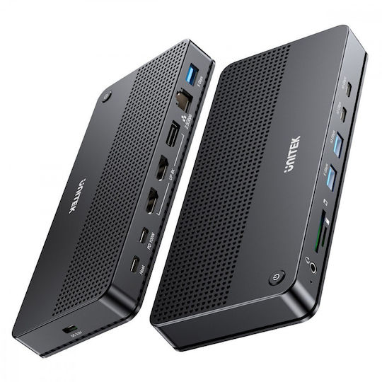 Unitek USB-C Docking Station with HDMI/DisplayPort 4K PD Ethernet (D1104A01)