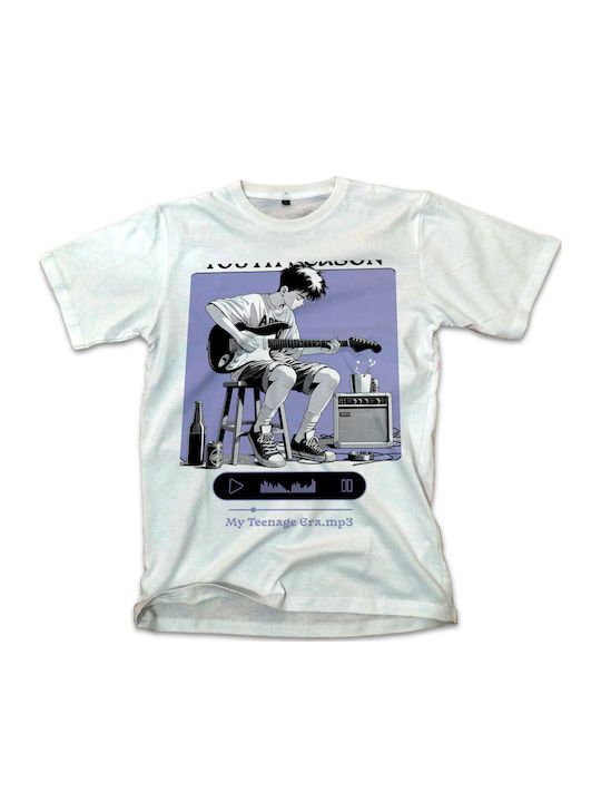 T-shirt Music Graphic Pop Culture White