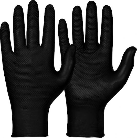 Lion Handschuhe Nitril in Schwarz Farbe 100Stück
