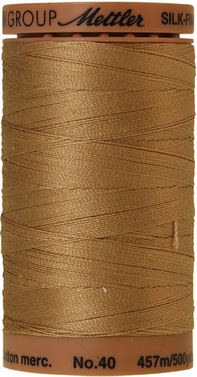 Ață De Cusut 100% Bumbac Mercerizat 40 457 M Con De Quilting Patchwork Broderie Mettler Bumbac Cu Finisaj Mătăsos 40 Culoare Crem Caramel
