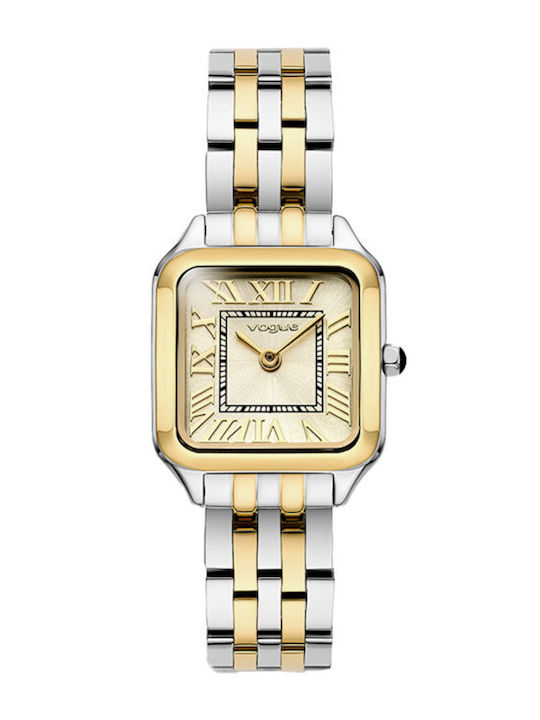 Vogue Mini Γυναικείο Ρολόι 22mm Μπαταρίας με Μεταλλικό Μπρασελέ