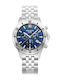 Swiss Alpine Military by Grovana Men's Watch 44mm Battery with Silver Metal Bracelet