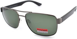 Polar Ochelari de soare Gri cu Cadru & Verde Lentilă Polar Ochelari de soare Gri cu Cadru & Verde Lentilă