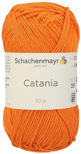 Fire De Tricotat Textile Smc Schachenmayr Catania 00281 Bumbac Portocaliu 125 M Pentru Croșetat Și Tricotat