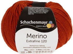 Schachenmayr Merino Extrafine 120 Μάλλινο Brick...