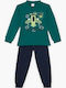 Pretty Baby Pijamale Copii Bumbac Verde/Marin