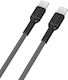 Dudao USB 2.0 Cable USB-C male - USB-C 240W PD Μαύρο 2m