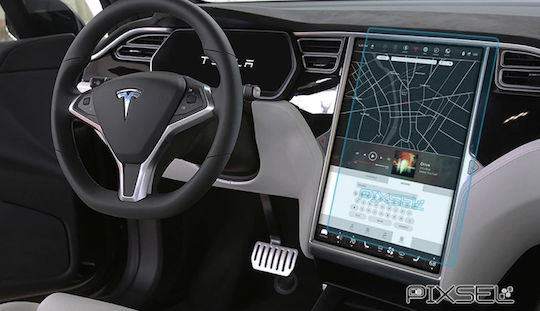 Protector De Ecran Auto Gloss 16.8" Compatibil Tesla Model S Prefacelift