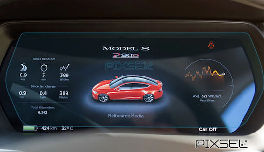 Protector De Ecran Auto Gloss 11.8" Compatibil Tesla Model X