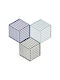 Zone Denmark Silicone Placemats Blue 16x14cm 3 Pieces