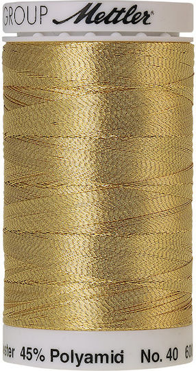 Metallic Thread Fineness 40 600 M Spool Embroidery Decorative Stitching Mettler Metallic Gold