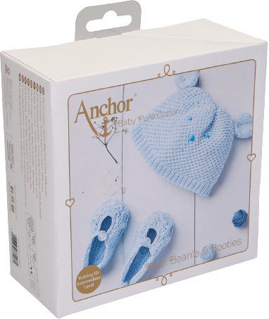 Anchor Cotton Knitting Yarn Blue