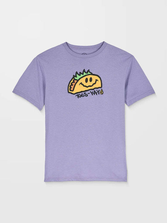Παιδικό T-shirt Purple Ash Voltaco