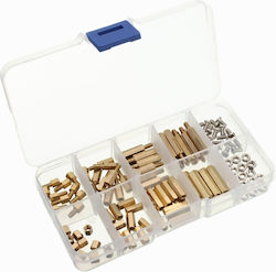 Optum M3 Male Female Brass Standoff Spacer Assortment for PCB Αποστάτης 120τμχ HR0309-35