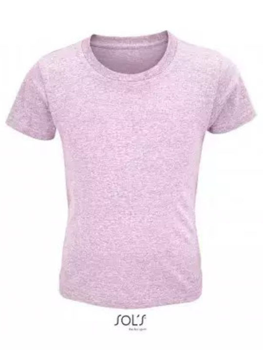 Sol's Kids' T-shirt Heather Pink Crusader