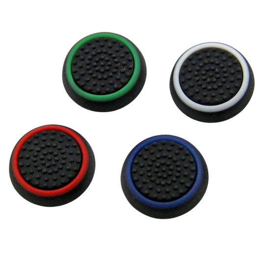 Silicone Thumb Grips για PS2 / PS3 / PS4 / Xbox 360 / Xbox One σε Μαύρο χρώμα