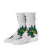 HUF Green Buddy Hypnosis Men's Socks White