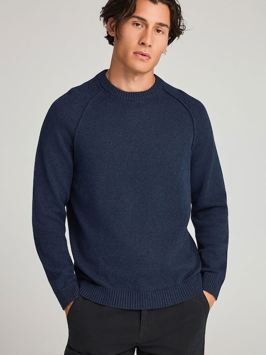 Funky Buddha Long Sleeve Navy Blue Sweater