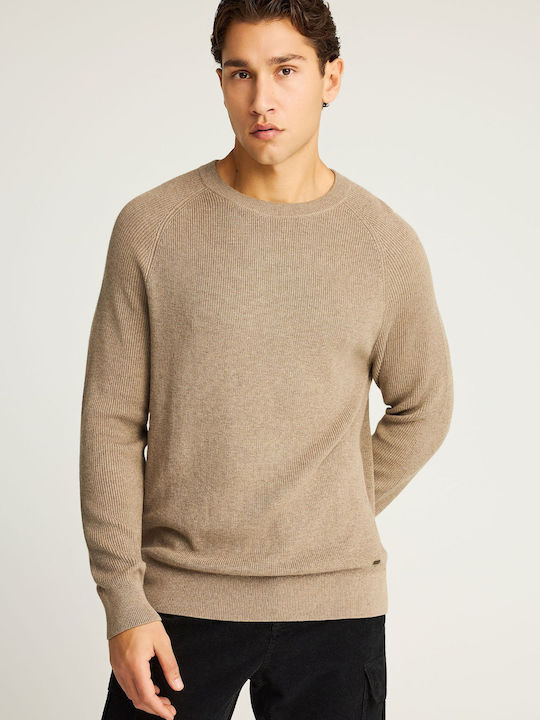 Funky Buddha Long Sleeve Sweater Melange