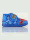 Kinderhausschuhe Stiefel Blau