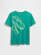 Παιδικό T-shirt Chlorine Blue Graphic