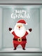 Велкро Santa Claus Merry Christmas 25x40