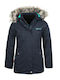 Wasserdicht Kinder Freizeitjacke Winddicht Marineblau