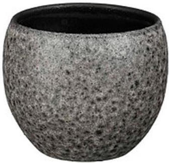 Mica Plant Pot Ceramic Black