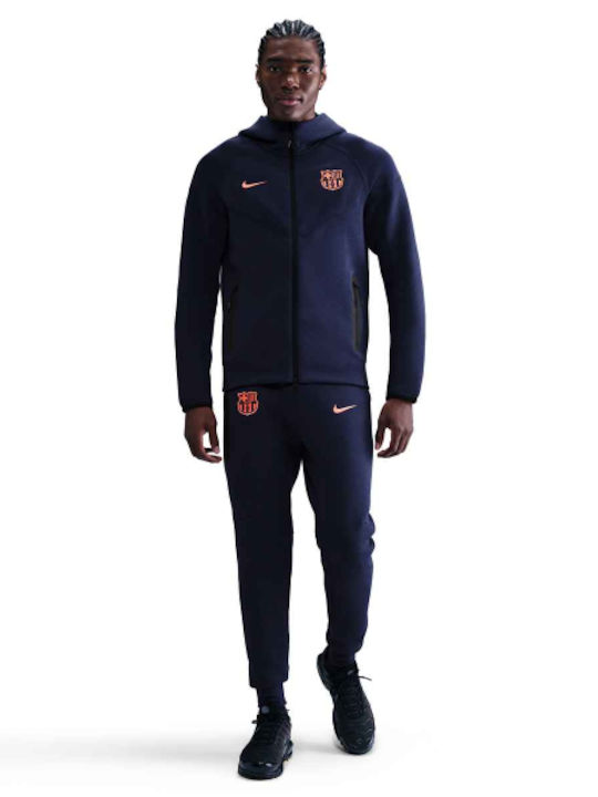 Fc Barcelona Tech Fleece Яке Син