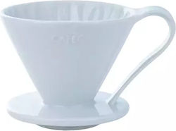 Dripper Cafec Flower 4 Cups Λευκό
