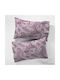 Isadore Lorraine Pillowcase Set Paysley-purple 50x70cm.