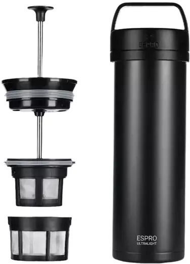 French Press Travel Espro Ultralight 470 Ml Black