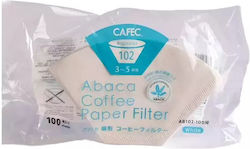 Cafec Abaca Coffee Paper Filter 100pcs