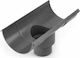 Drainage Downpipe Φ125xφ100/φ75 Open Gutter White PVC-U