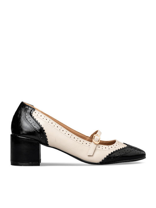 Envie Shoes Pantofi cu toc cu Curea Albe