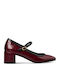 Pumps mit Riemchen Rot